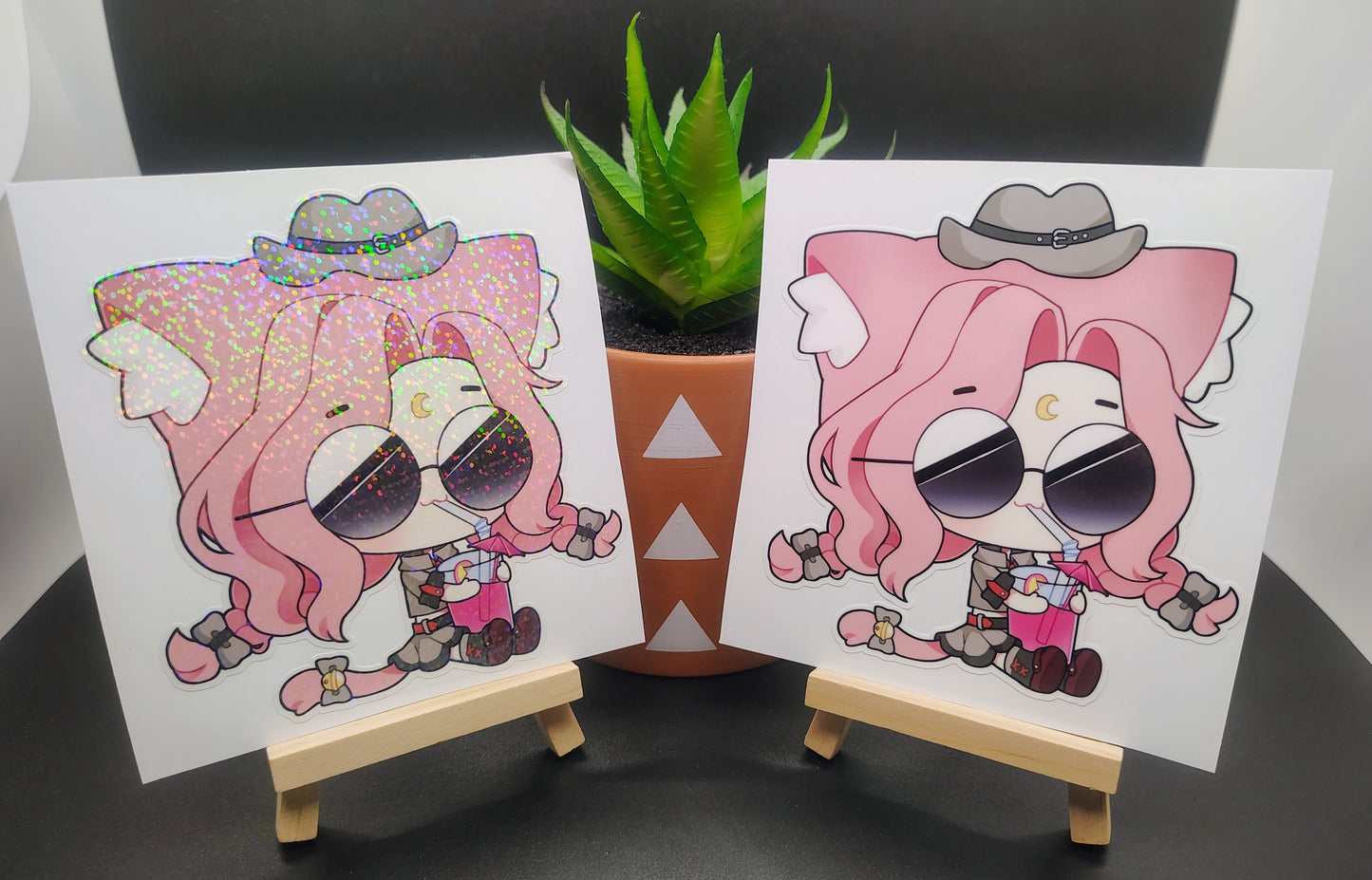 [VTuber] Mooni EZ Chill Chibi Scout Fan Art Sticker! - Fan Art Water-Resistant Vinyl Sticker!