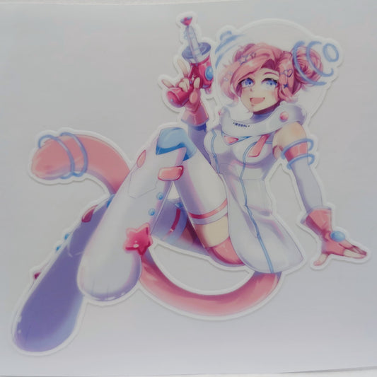 [VTuber] Mooni Space Model Fan Art Sticker! - Fan Art Water-Resistant Vinyl Sticker!