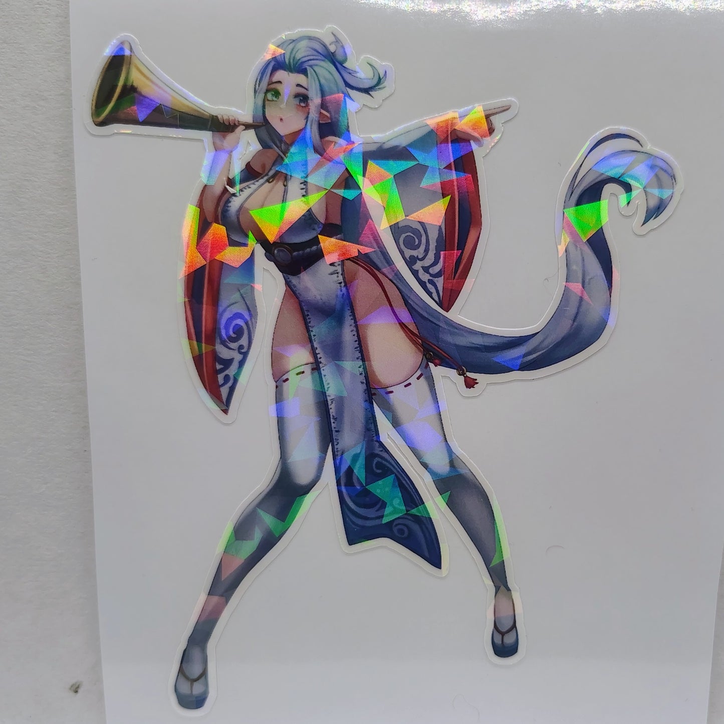 [OC] Silvera Clarion the Elder Guardian! Water-Resistant Vinyl Sticker!