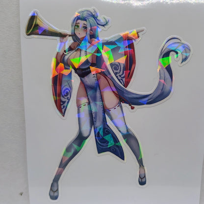 [OC] Silvera Clarion the Elder Guardian! Water-Resistant Vinyl Sticker!