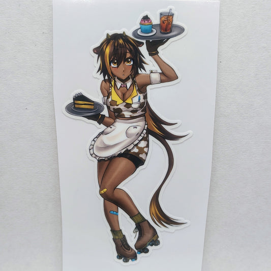 [OC] Rejarla Sepia the Sweethart Cowgirl! Water-Resistant Vinyl Sticker!