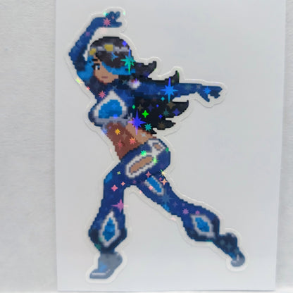 [Video Game] Pixel Shelly Fan Art Water-Resistant Vinyl Sticker! Fan-Made Merchandise!