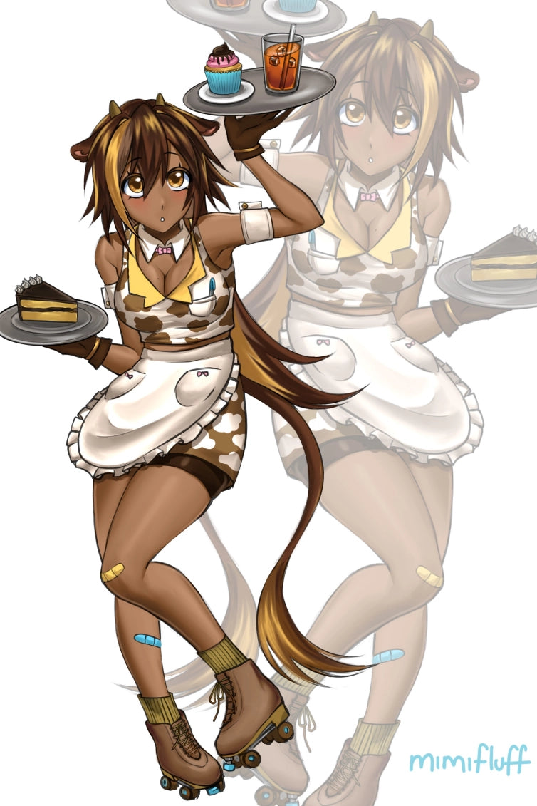 [OC] Rejarla Sepia the Sweethart Cowgirl! Water-Resistant Vinyl Sticker!