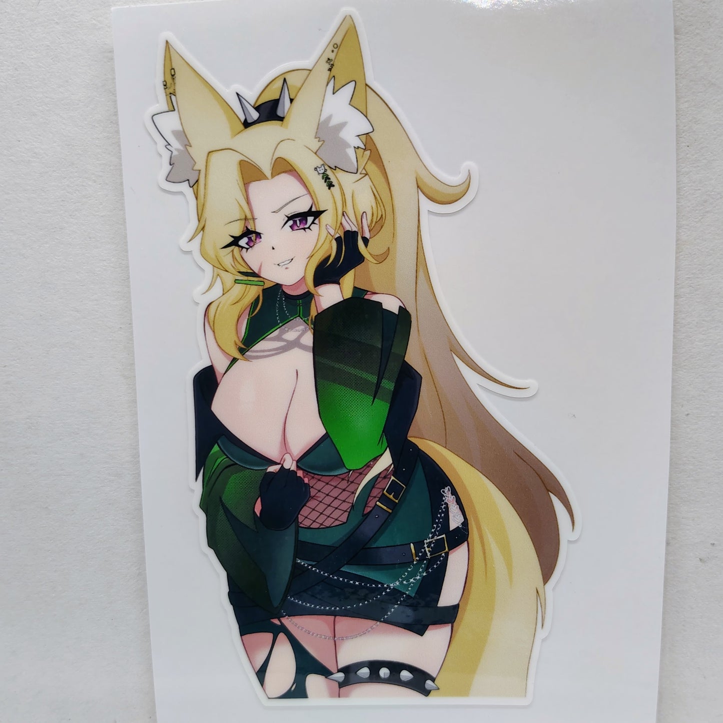 [OC] Jaycie Shikwa with Dark Oppai Temptations! Water-Resistant Vinyl Sticker!
