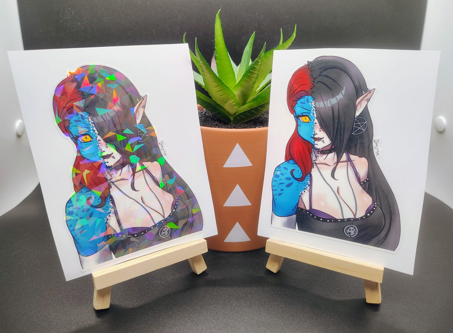 [OC] Jessica Cerest / Mystique Transformation! Water-Resistant Vinyl Sticker!