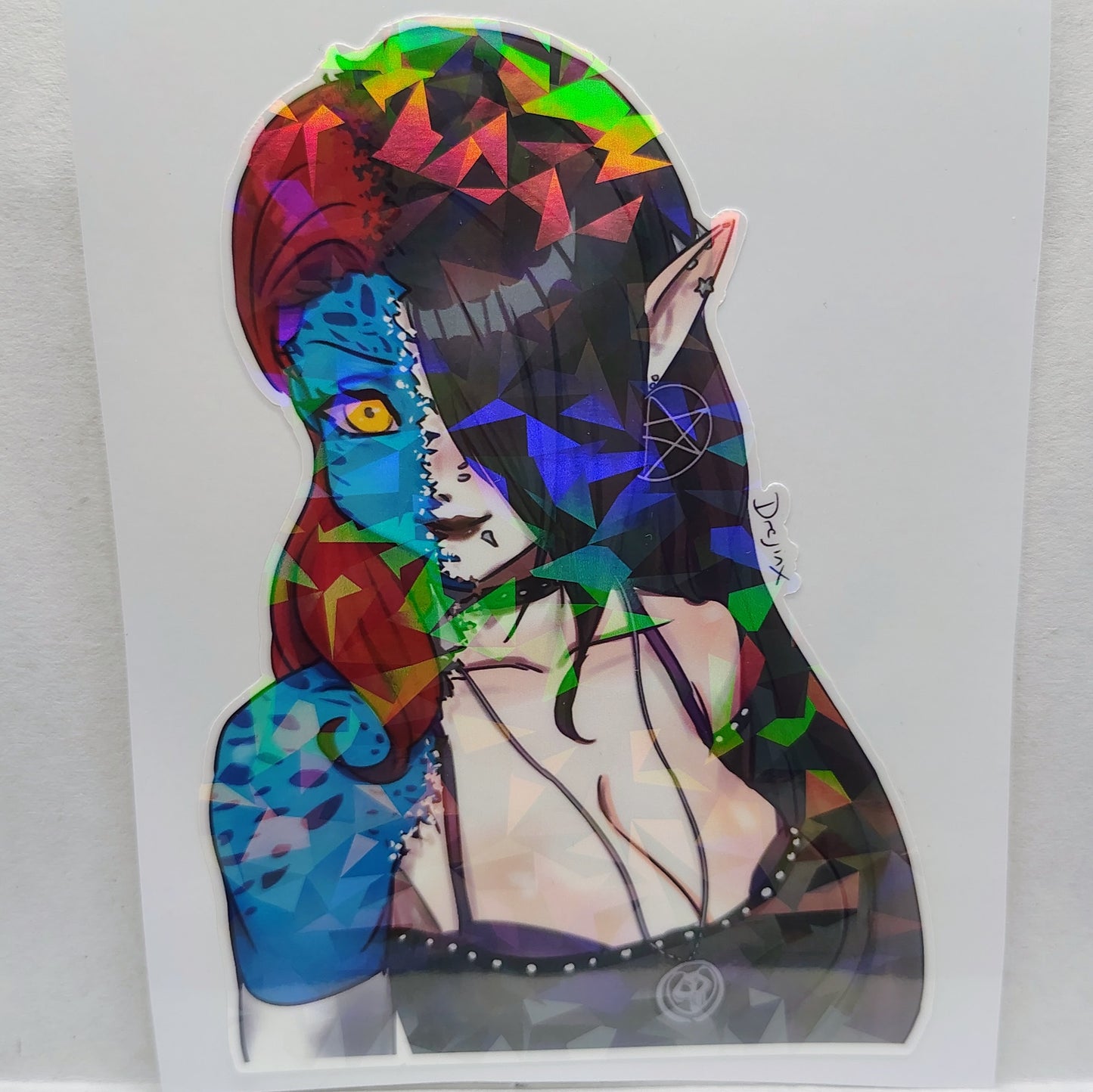 [OC] Jessica Cerest / Mystique Transformation! Water-Resistant Vinyl Sticker!
