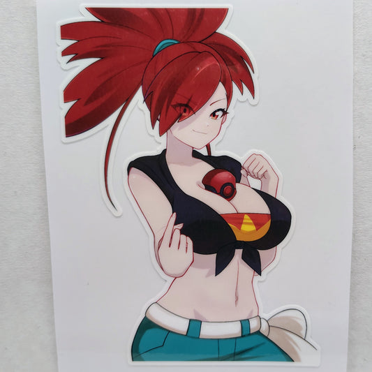 [Video Game] Flannery Claim Your Reward Water-Resistant Vinyl Waifu Sticker! Fan-Made Merch!