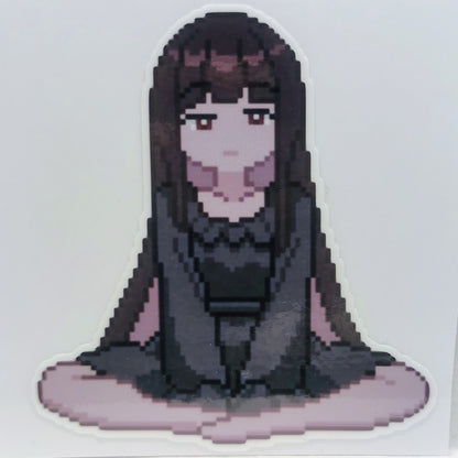 [OC] Suzue and Audrey Pixel Art Sticker! - Water-Resistant Vinyl Sticker!