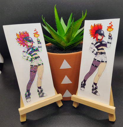 [OC] Korinna Vesta the Phoenix Trigger! Water-Resistant Vinyl Waifu Anime Sticker!