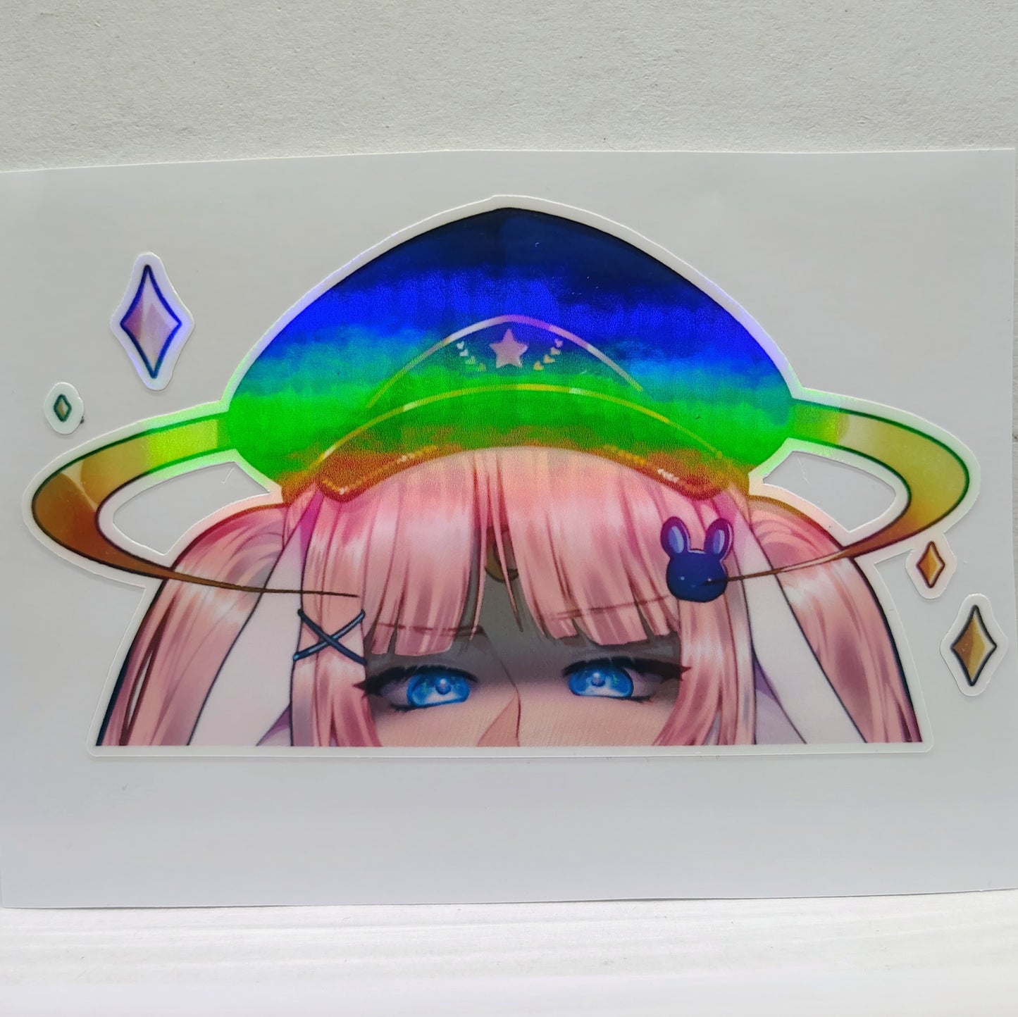 [VTuber] Officer Booni Peeker Fan Art Sticker! - Fan Art Water-Resistant Vinyl Sticker!