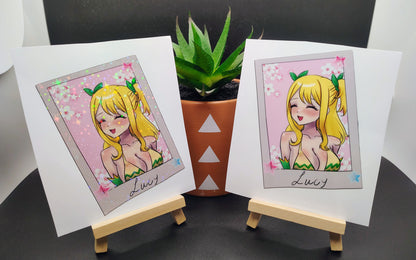 [Fairy Tail] Lucy Heartfilia Aquarius Form Photo! Water-Resistant Vinyl Waifu Anime Girl Sticker!
