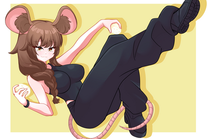 [VTuber] ZumiVT the Feta Cheese Thief! Water-Resistant Vinyl Sticker!