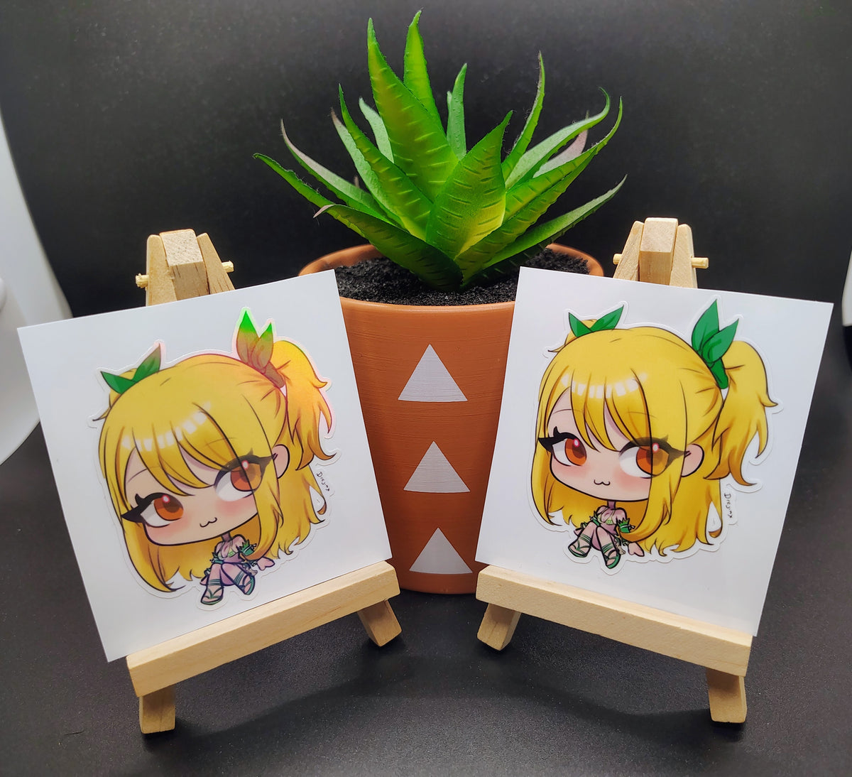 [Fairy Tail] Lucy Heartfilia Chibi Aquarius Form! Water-Resistant Vinyl Waifu Anime Girl Sticker!