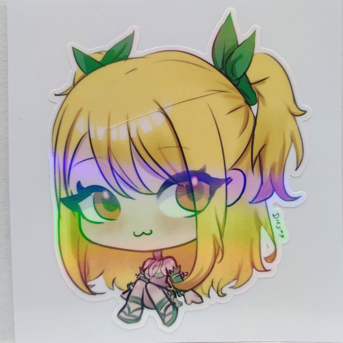 [Fairy Tail] Lucy Heartfilia Chibi Aquarius Form! Water-Resistant Vinyl Waifu Anime Girl Sticker!
