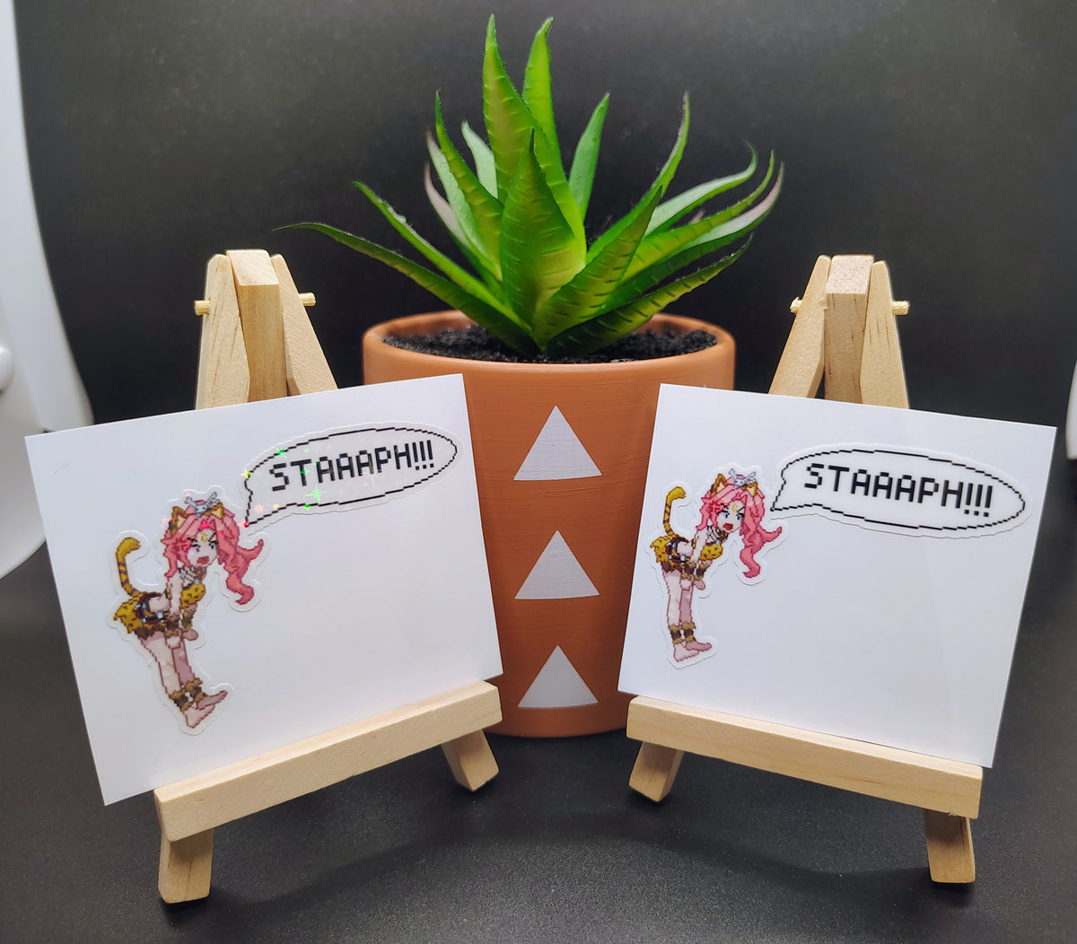 [Vtuber] Pixel Mooni STAAAPH!!! Fan Art Water-Resistant Vinyl Sticker Decal!