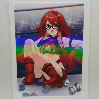 [VTuber] BerryCrepe Wrestler Marbles Sticker! Water-Resistant Vinyl Fan Art Sticker!