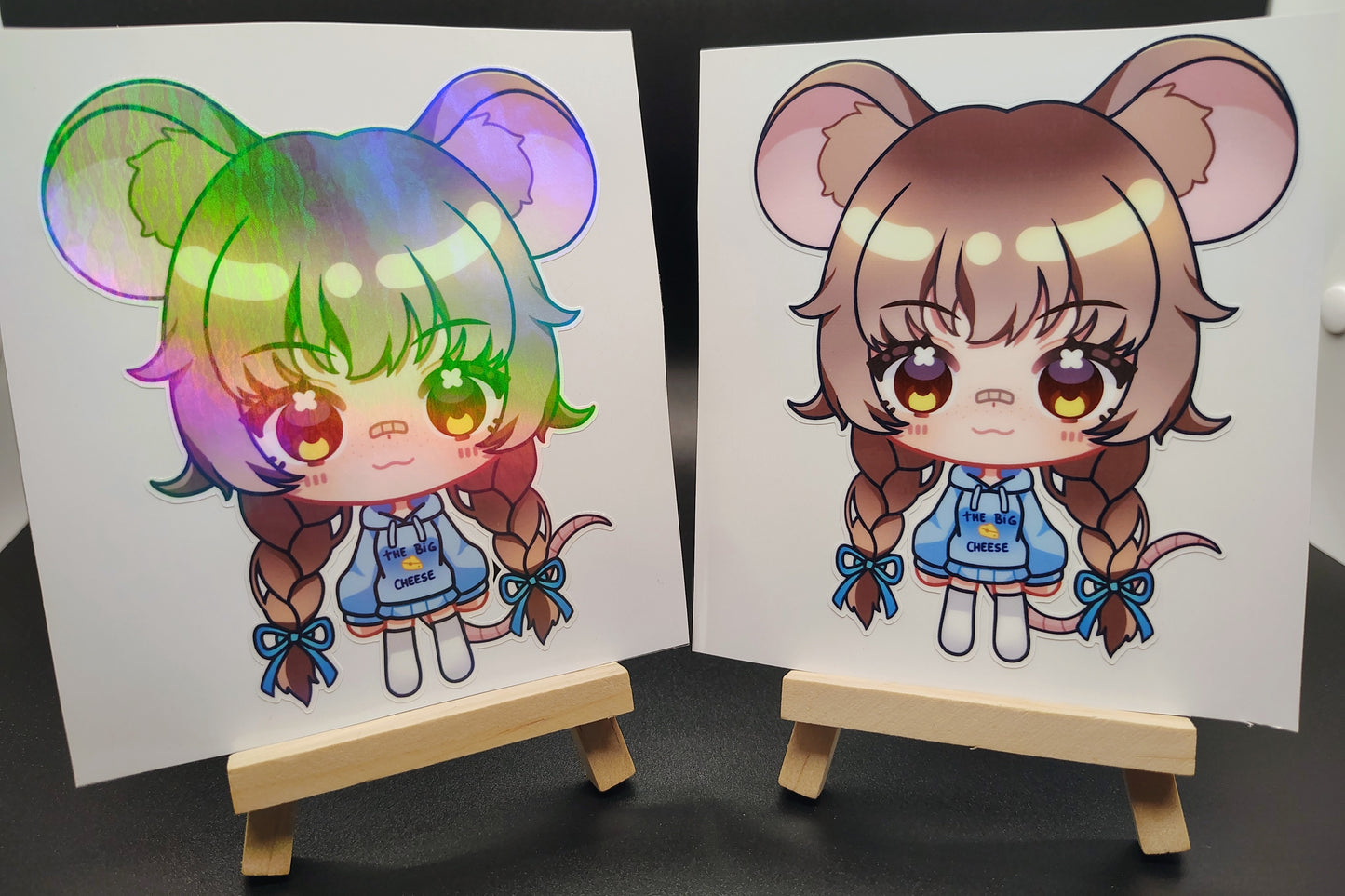 [VTuber] Chibi ZumiVT Fan Art Sticker! Holographic Versions Available! Water-Resistant Vinyl Sticker!