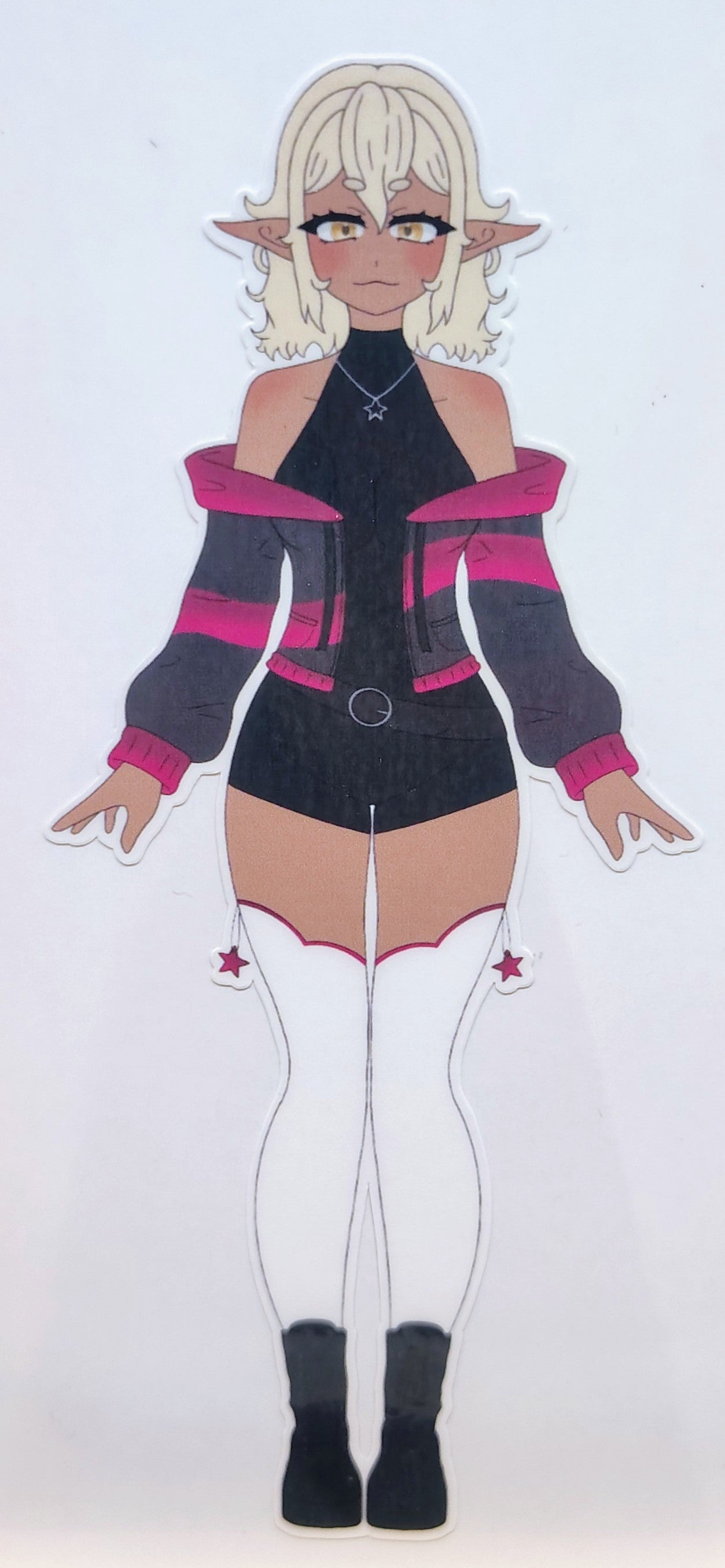 [OC] Selene X the Assassin Anime Girl Sticker! Water-Resistant Vinyl Sticker!