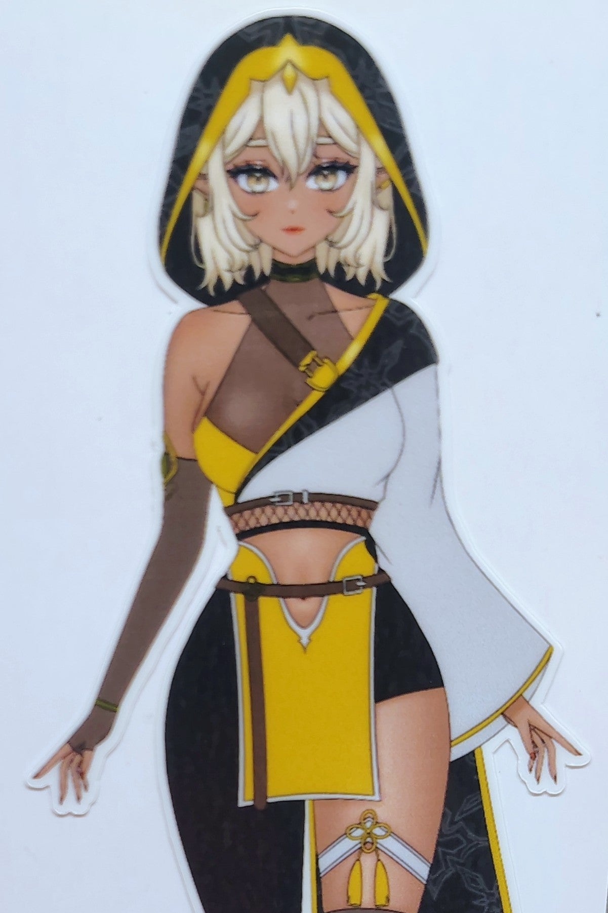 [OC] Selene X Assassin Outfit Anime Girl Sticker! Holographic Versions Available! Water-Resistant Vinyl Sticker!