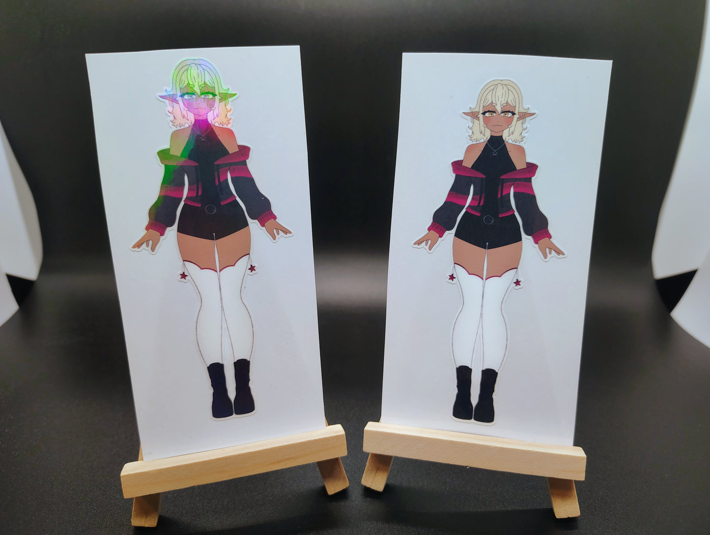 [OC] Selene X the Assassin Anime Girl Sticker! Water-Resistant Vinyl Sticker!